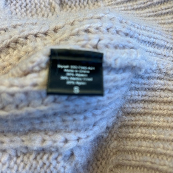 Jenni Kayne Cable Cocoon Knit Cardigan in Blush Oversized Small - Picture 15 of 15